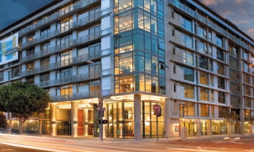 a large building with many windows