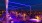 a rooftop lounge overlook a city