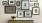 a wall with pictures on it
